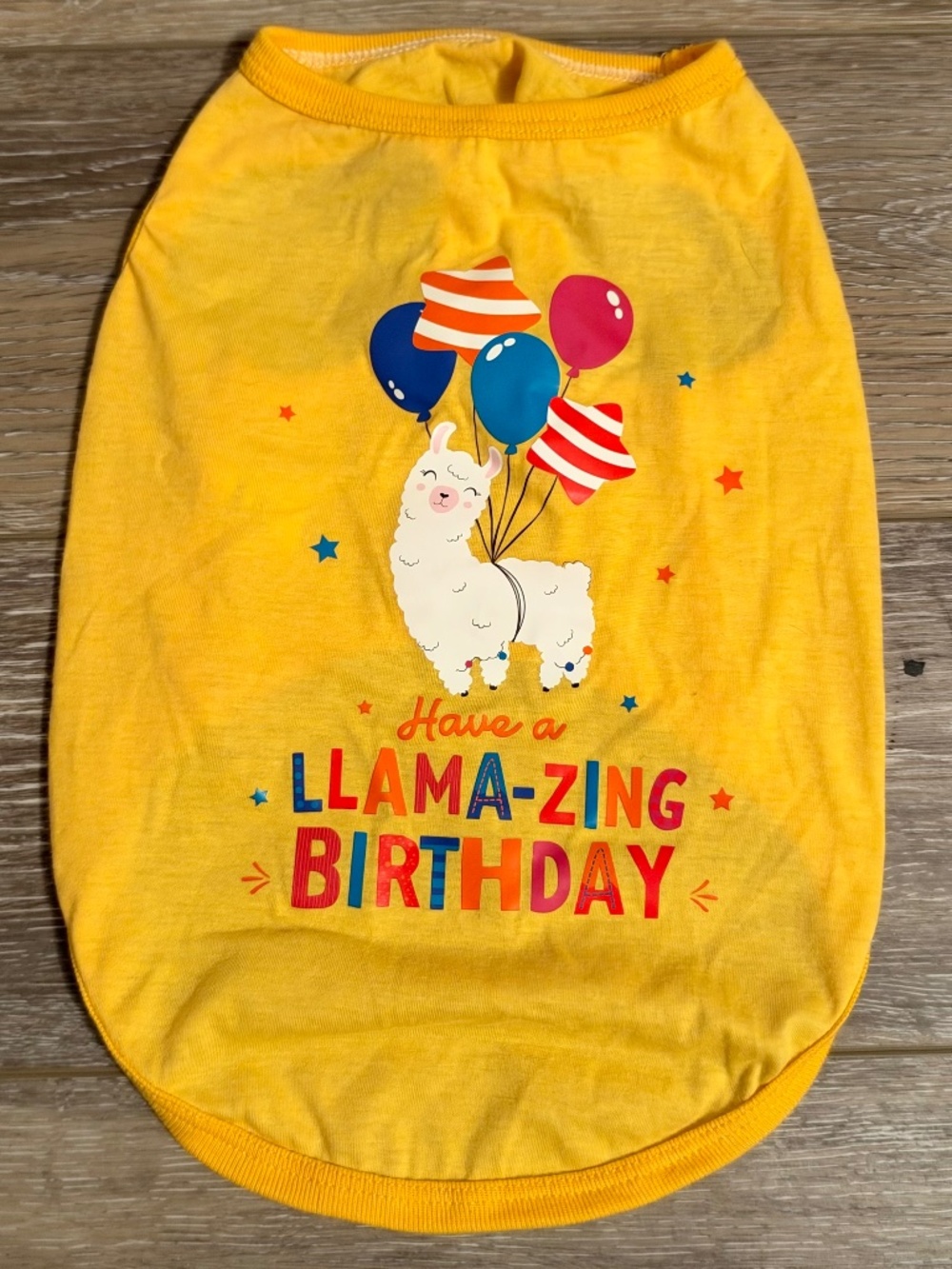 Frisco Dog Llama Birthday Shirt